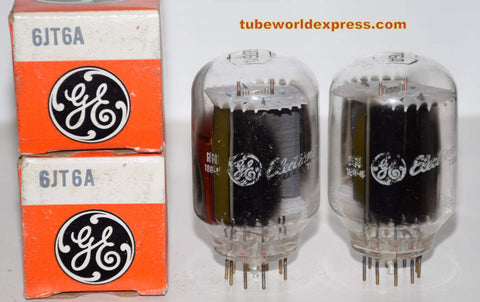 (!!!) (Recommended Pair) 6JT6A RCA branded GE NOS 1979 (78ma and 80ma)