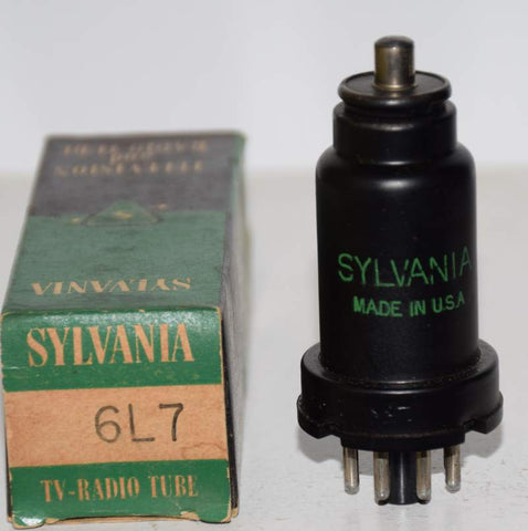 6L7 Sylvania metal can NOS 1940's (40/16)