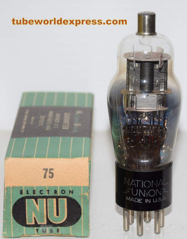 75=VT-75 National Union Dual-Diode Triode NOS 1950 era (40/19)