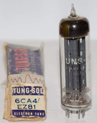 (BEST VALUE) 6CA4 RCA branded Tungsol NOS 1960's slightly tilted glass and top mica (52/40 and 52/40)