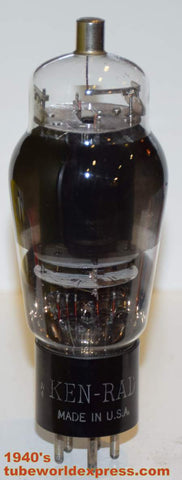 307A=VT-225 Ken Rad NOS/75% coated glass 1940's (34ma)