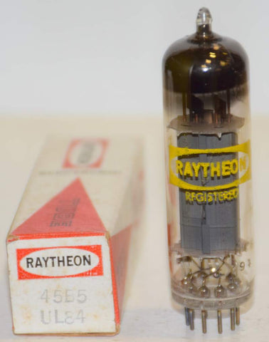 UL84=45B5 Mullard UK branded Raytheon NOS 1963