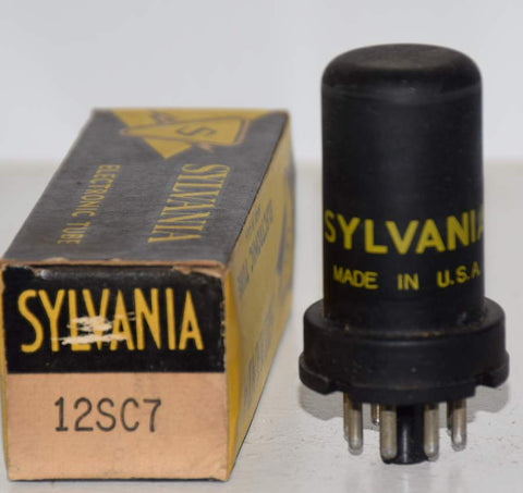 12SC7 Sylvania NOS 1940's (5 in stock)