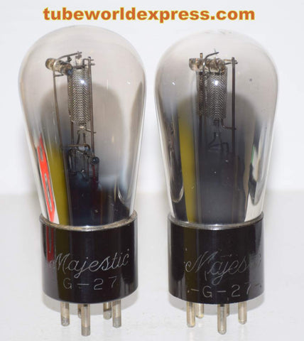 (!!!!) (Recommended Pair) G-27 Majestic Balloon used/good 1930 era (4.7ma and 4.8ma)