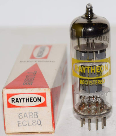 6AB8=ECL80 Raytheon Japan NOS (4 in stock)