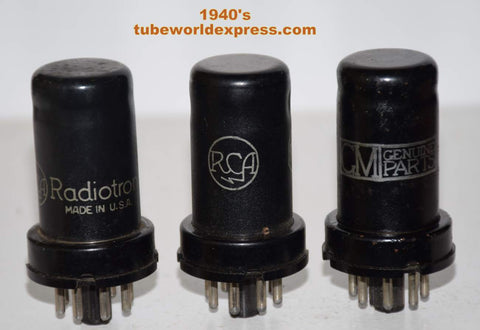 (!) (SET OF 3) 6SK7 RCA used/good 1940's (7.5ma/7.8ma/7.8ma) (good value)