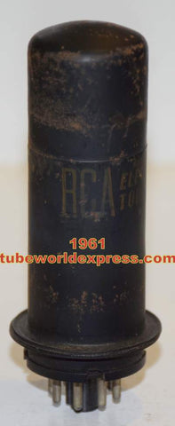 1614 RCA used/very good 1961 surface oxidation / rust on metal can (67ma)