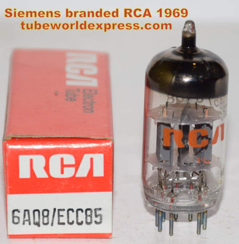 (BEST SINGLE) ECC85 Siemens Halske Germany branded RCA NOS 1969 (13.6/15.6ma)
