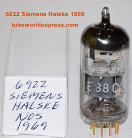(!!!!!) (Best Siemens Single 1969) 6922 Siemens Halske Germany NOS 1969 (16.6/18.4ma) (High Ma and Gm)