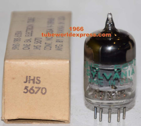 (!!!) JHS-5670 Sylvania NOS 1966 (6.0/8.6ma)