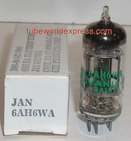 6AH6WA Sylvania JAN NOS 1970's (6 in stock)