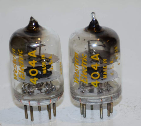 (!) (Pair) 404A Western Electric used/good 1963-1969 (16.5ma and 17.6ma)