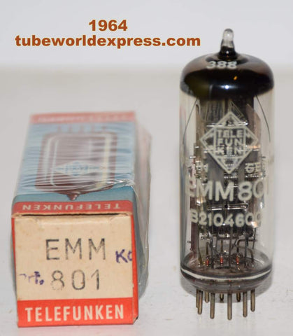 EMM801 Telefunken Germany <> bottom NOS 1964