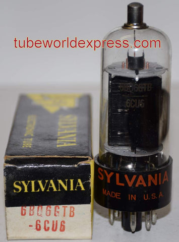 6BQ6GTB=6CU6 Sylvania NOS 1960's (25 in stock)