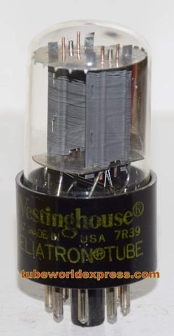 12SN7GTA GE branded Westinghouse low hours 1960's (7.0/7.4ma)