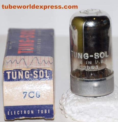 7C6 Sylvania branded Tungsol NOS 1950's