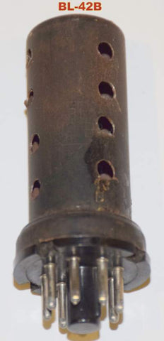 BL42B=BL42-B GE ballast used/good 1940's with vent holes (100 ohms and 125 ohms)