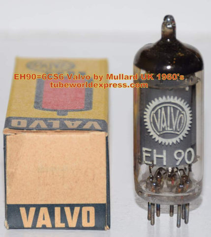 EH90=6CS6 Valvo by Mullard UK NOS 1964-1965 (3 in stock)
