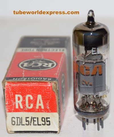 (!) 6DL5=EL95 Siemens Germany branded RCA NOS 1969 (29ma)