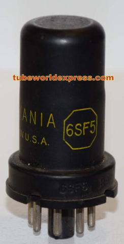 6SF5 Sylvania used/good 1950's (0.8ma Gm=1400)