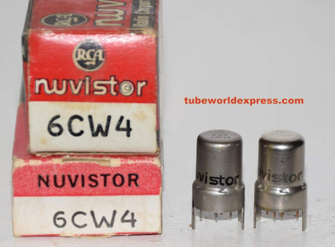 (!!) Recommended Pair) 6CW4 RCA NOS 1963-1974 (90/60 and 96/60)