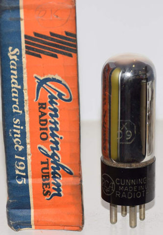 (!) (Recommended Single) X-99 RCA Cunningham Radiotron engraved base NOS 1930's (2.5ma) (X-99=UX-199=CX-299)