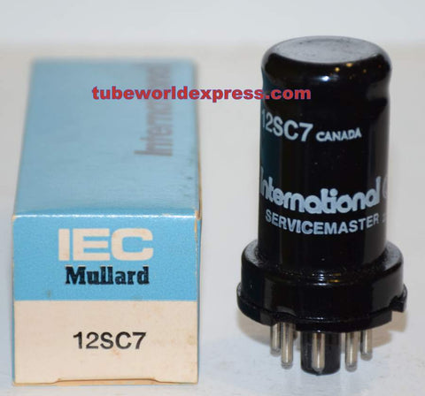 12SC7 International Canada NOS, probably made by GE (2.0/2.1ma)