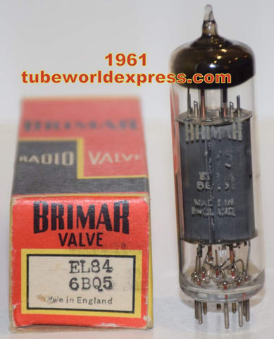 (!!!) (~ Best Value Single ~) EL84 Brimar England low hours/tests like new 1961 (50ma)