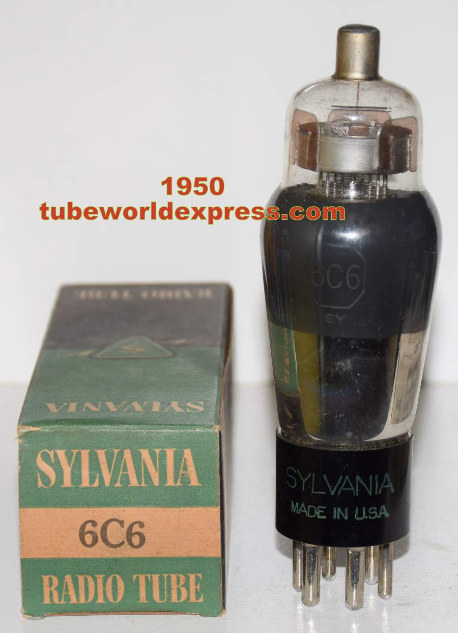 Sylvania 6AN8 Tube • LA Vintage Gear Sylvania 6AN8 Tube • LA Vintage Gear