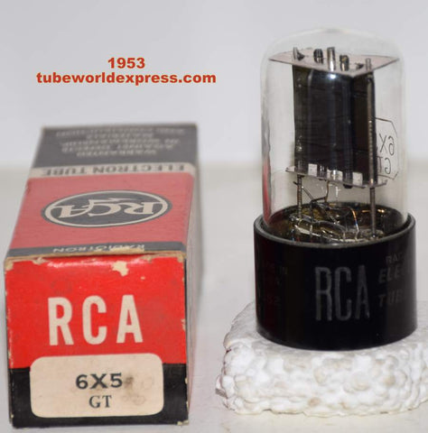 (!!!!) (Best Value) 6X5GT RCA NOS 1953 (50/40 and 55/40)