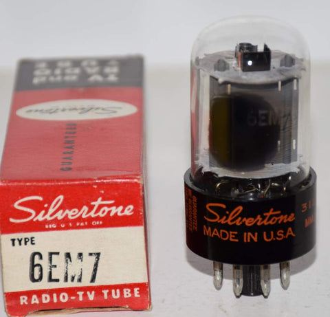 6EM7 Sylvania Silvertone NOS 1960's (1.5ma/55ma)