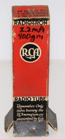 99=X-99 RCA Radiotron NOS 1930's in sealed box (2.2ma)