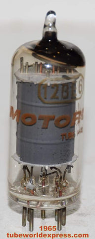 12BE6 Motorola by Toshiba Japan tests like new 1965 (1.9ma Gm=1000)