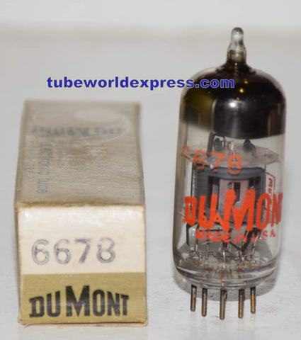 6U8A=6678 Dumont NOS 1971 (18.5/10.2ma)