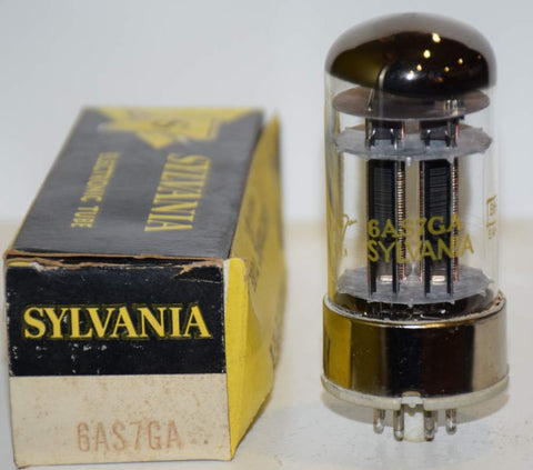 6AS7GA Sylvania metal base NOS 1960's (77/87ma)