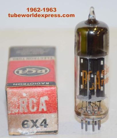 (!!) 6X4 RCA NOS 1962-1963 small amount of production staining around tube base (52/40 and 53/40)