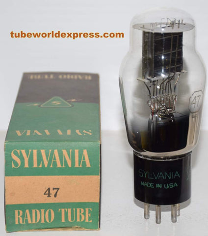 (!!) (Recommended Single) 47 Sylvania NOS 1952 (38.6ma Gm=2750)