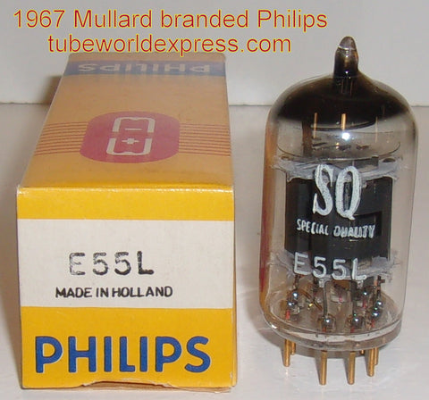 E55L=8233 Mullard branded Philips NOS 1967 (59ma)