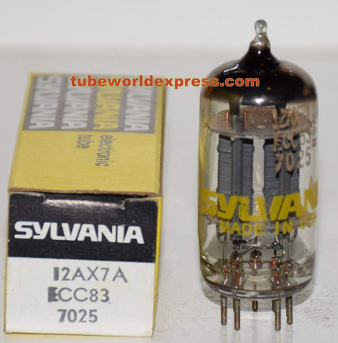 (!!!) (Best Single) 12AX7A Sylvania NOS 1970's (Gm=2800/2900)