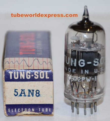 5AN8 Tungsol NOS sub for 6AN8 (93/60 and 90/60) best single