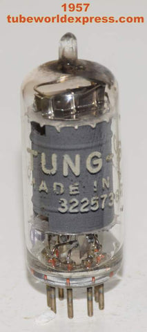 (!!!) (Recommended Single) EF94=6AU6 Tungsol used/tests like new 1957 (10ma)