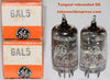 (!!!) (BEST PAIR) 6AL5 Tungsol rebranded GE NOS 1966 era (49-49/40 x 2 tubes)