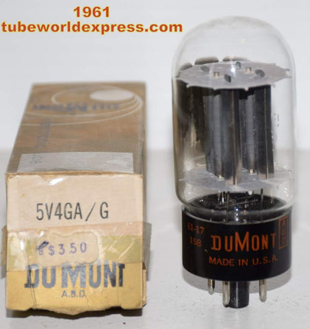 (!) 5V4GA GE Dumont NOS 1961 (61/40 and 62/40)