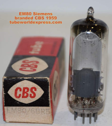 EM80 CBS made by Siemens NOS 1959 bright green eye