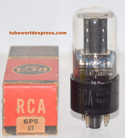 6P5GT RCA NOS 1947-1948 (5.0ma Gm=1400)