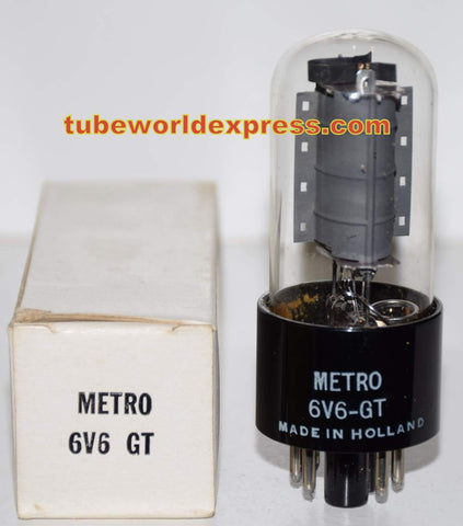 (!!) 6V6GT Metro Holland NOS 1960's unknown maker (49ma)