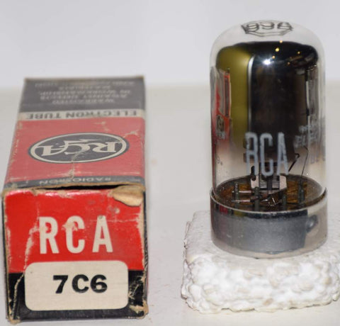 7C6 Sylvania NOS branded RCA 1952 (24/15)