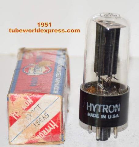 (!!) (Recommended Single) 5Y3GT Hytron NOS 1951 (56/40 and 60/40)