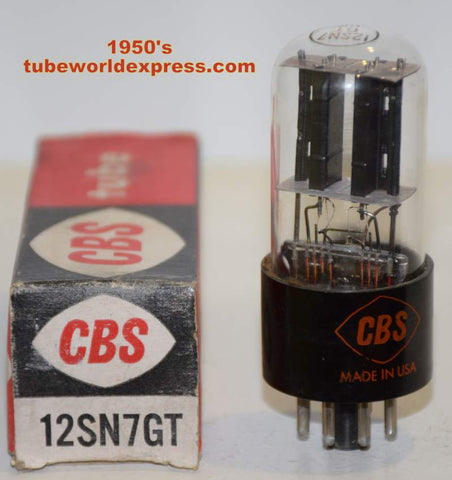12SN7GT CBS NOS 1950's (9.0/9.6ma)