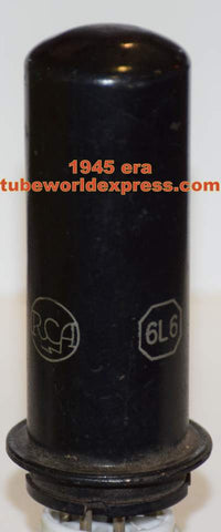 6L6 RCA metal can used/very good 1945 era (72.5ma)
